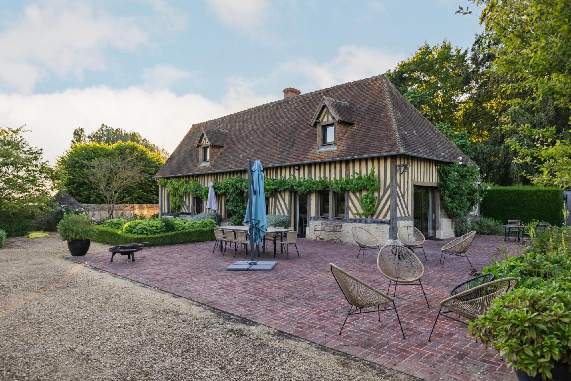 Maison "Jardin Gaillard" Bieville-en-Auge Экстерьер фото